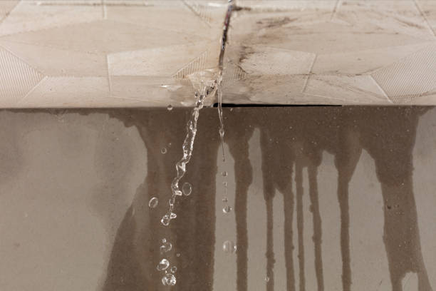 Professional Burst Pipe Cleanup technician working in Kenly, NC